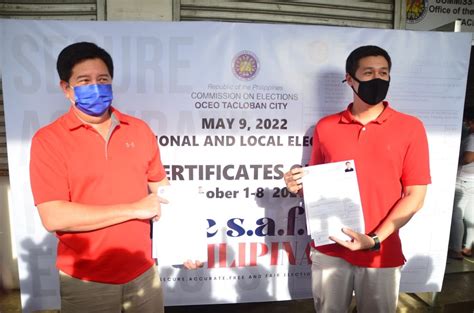 Romualdez seeks reelection as Tacloban mayor, son runs for.